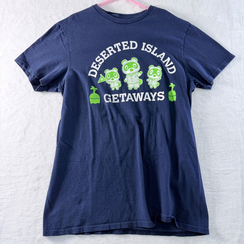 Animal Crossing New Horizons T Shirt Kids‎ Small Navy Blue Graphic Tee Nintendo